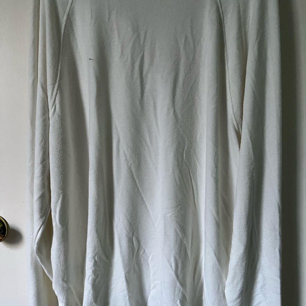 Gap new cream light weight long sleeve shirt xxl womens - Picture 2 of 6